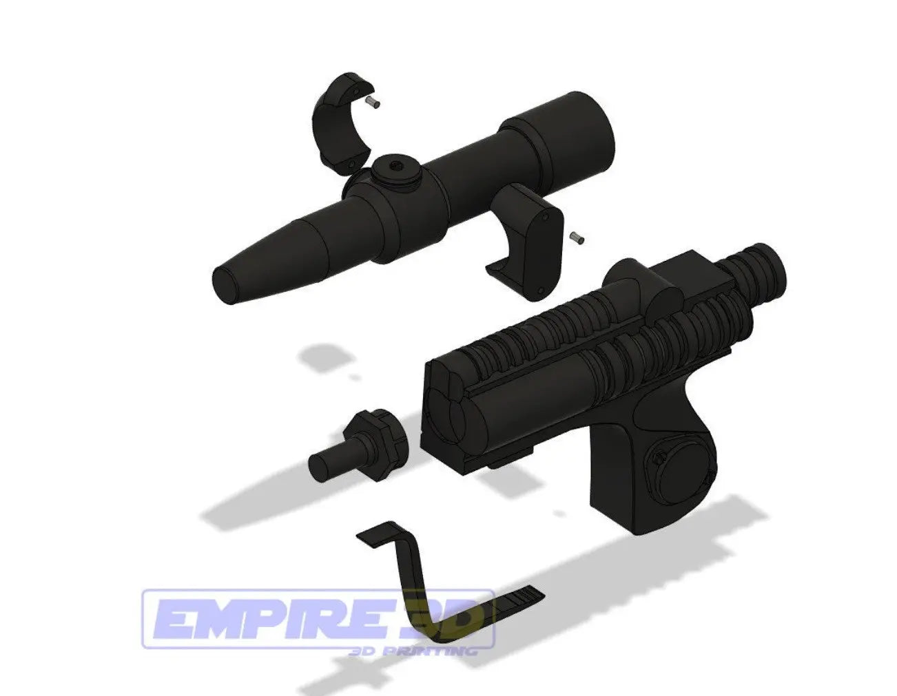 Scout Trooper Blaster EC-17 prop - Empire3D