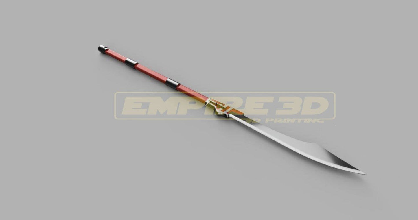 Praetorian Guard Electro Bisento 3D printed Prop Empire3D