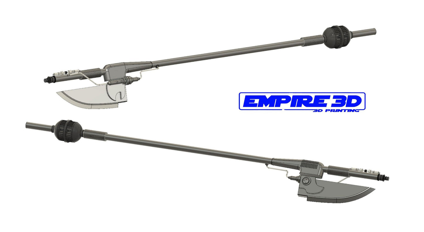 Vibro Axe Star wars ROTJ Prop Empire3D