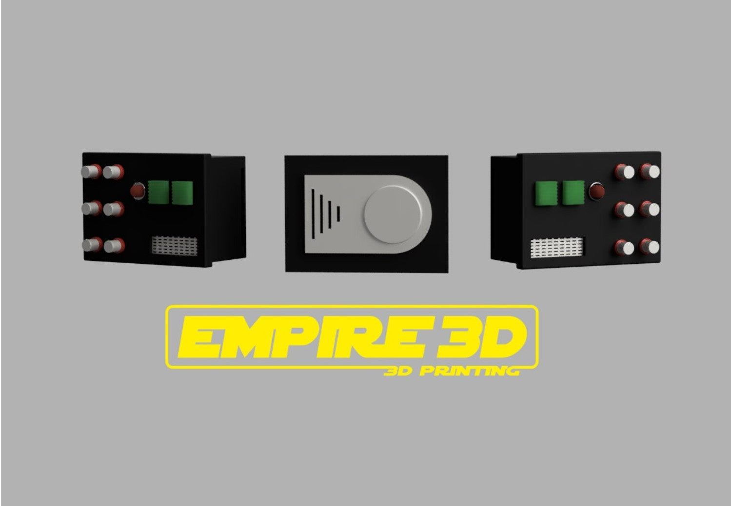 Darth Vader Kenobi Belt boxes 3D Model Empire3D